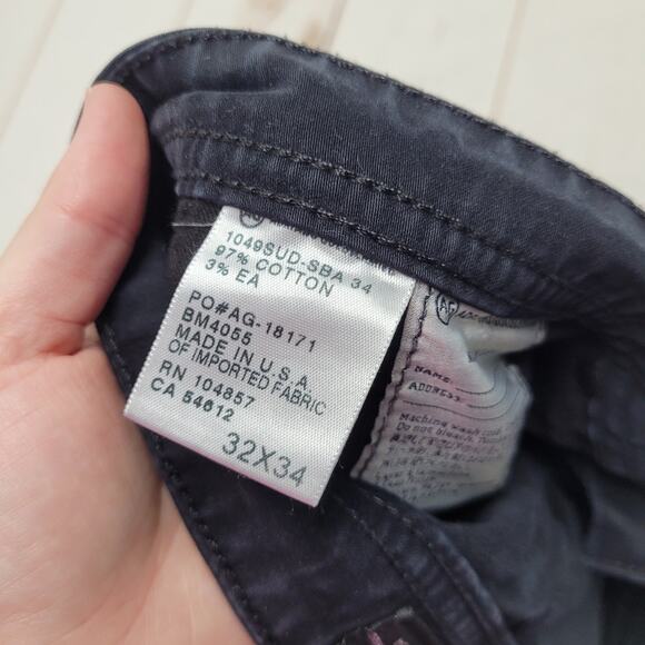 Adriano Goldschmeid the Protege black straight leg jeans hemmed regular - Picture 5 of 7